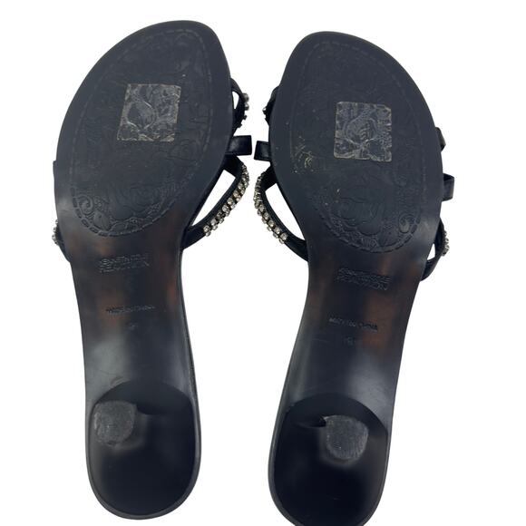 Kenneth Cole Reaction Vintage Y2K 90's Rhinestone Kitten Heels Women's Size 8.5 - Picture 8 of 9